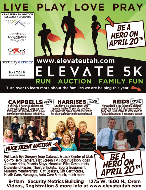 ELEVATE- Local 5K Run – Auction – Family Fun